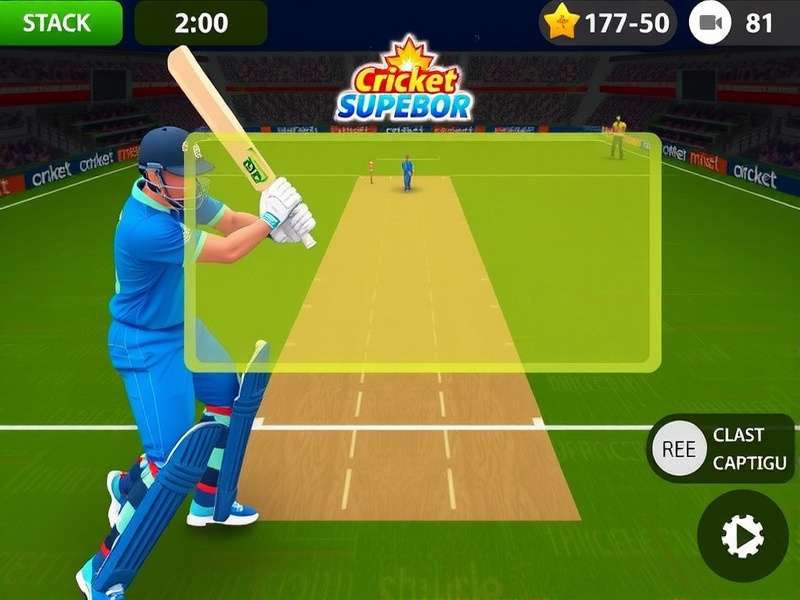Cricket Superstar Hero Gameplay Screenshot