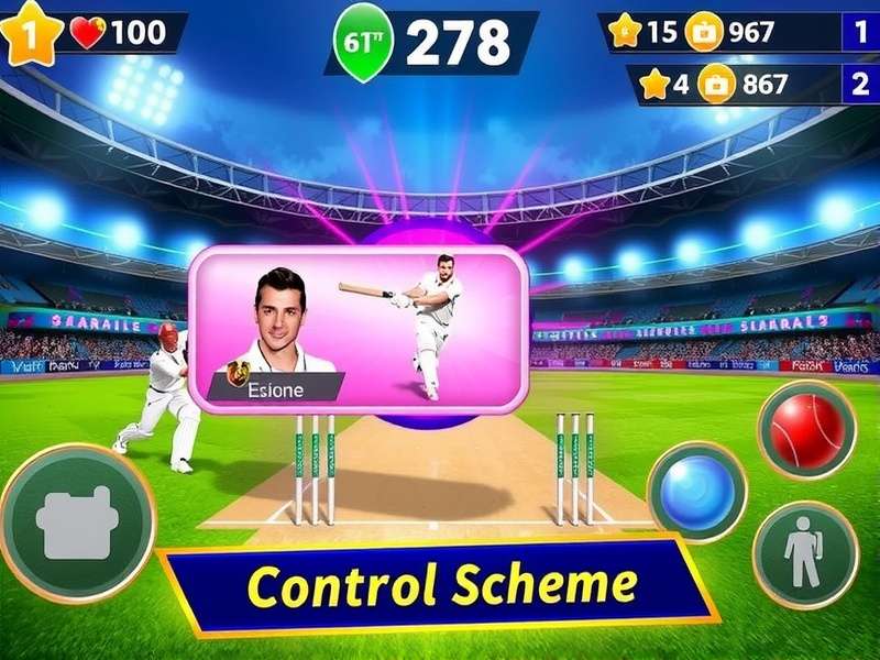 Cricket Superstar Hero Control Scheme